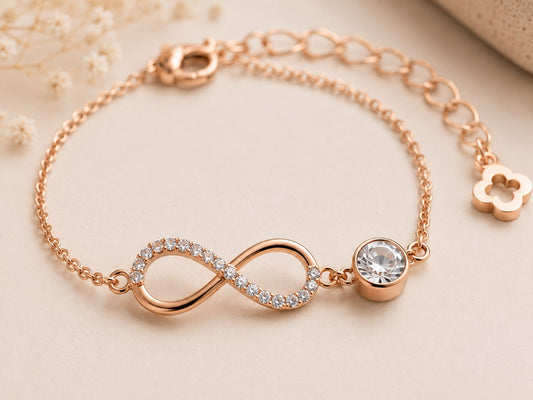 Infinity Spark Bracelet | 925 Sterling Silver | Veera Aabha
