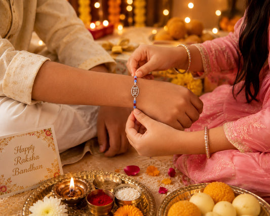 Bhai Bond Silver Rakhi | Veera Aabha