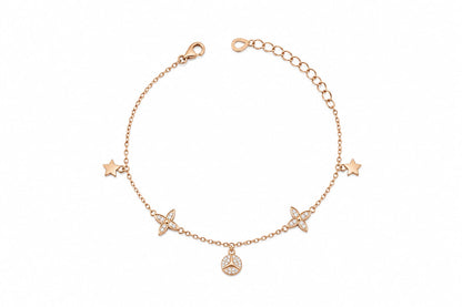 Celestial Grace Charm Bracelet | 925 Sterling Silver | Veera Aabha