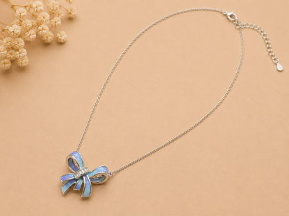 Aurora Bow Necklace | 925 Sterling Silver | Veera Aabha
