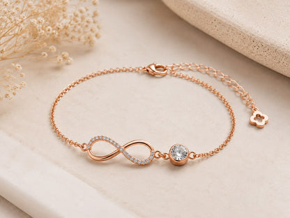Infinity Spark Bracelet | 925 Sterling Silver | Veera Aabha
