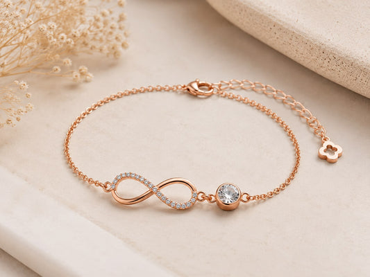 Infinity Spark Bracelet | 925 Sterling Silver | Veera Aabha