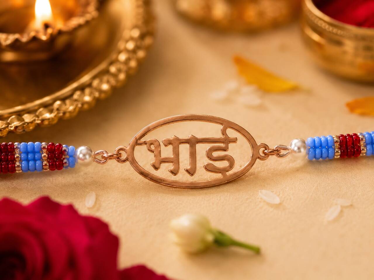 Bhai Bond Silver Rakhi | Veera Aabha