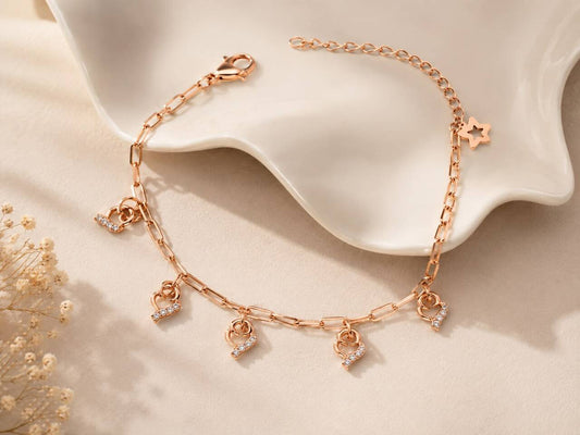 Rose Amour Bracelet | 925 Sterling Silver | Veera Aabha