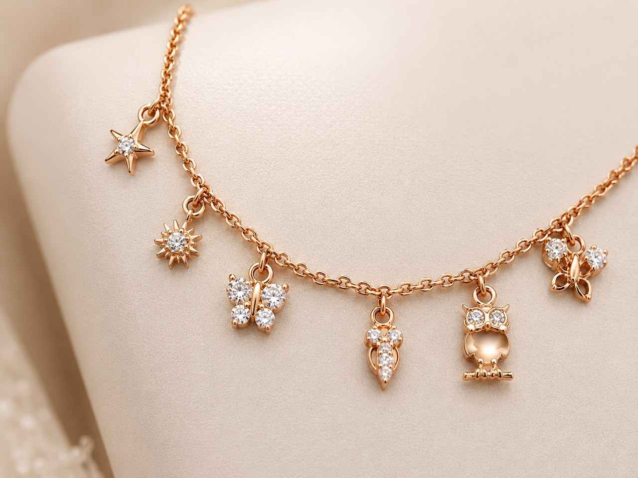 Celestial Charm Bracelet | 925 Sterling Silver | Veera Aabha