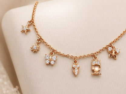 Celestial Charm Bracelet | 925 Sterling Silver | Veera Aabha