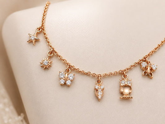 Celestial Charm Bracelet | 925 Sterling Silver | Veera Aabha