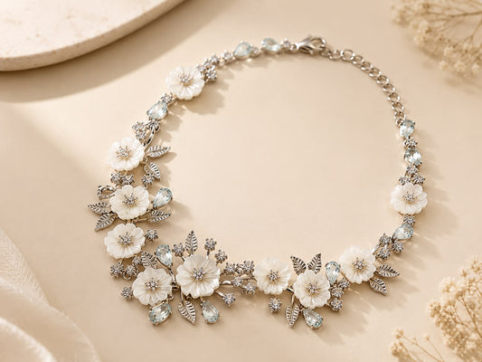 Ivory Blossom Bracelet | 925 Sterling Silver | Veera Aabha