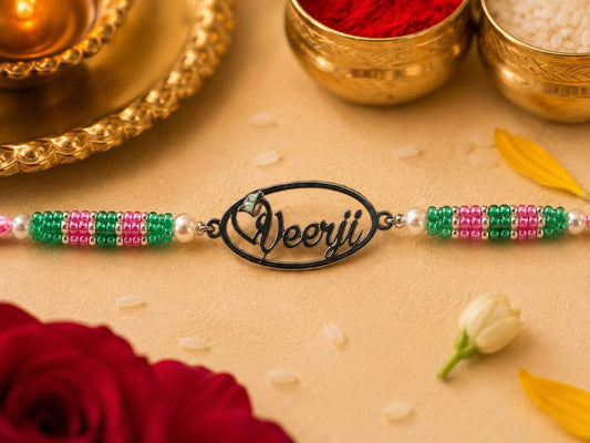 Veerji Silver Rakhi | Veera Aabha