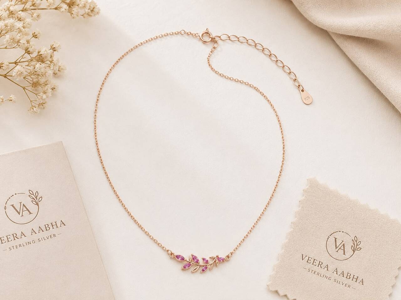 Blossom Vine Chain | 925 Sterling Silver | Veera Aabha