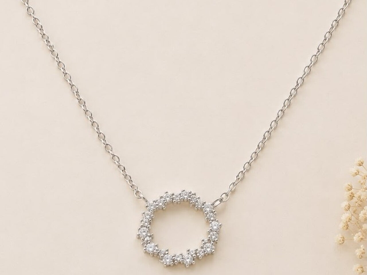 Eternal Halo Chain | 925 Sterling Silver | Veera Aabha