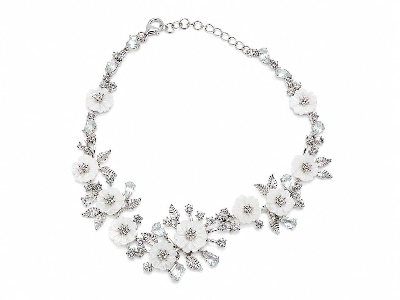 Ivory Blossom Bracelet | 925 Sterling Silver | Veera Aabha