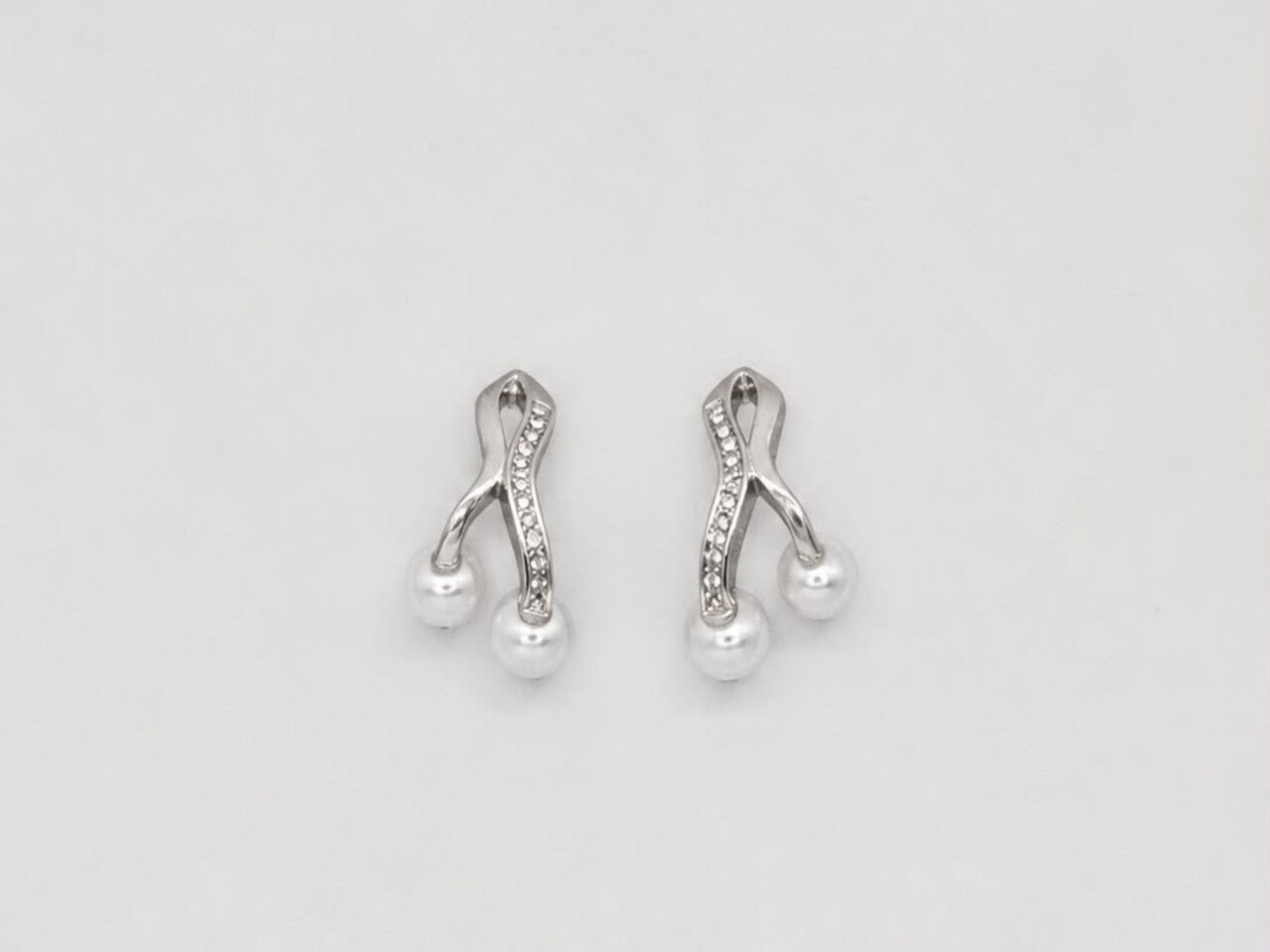Pearl Cascade Earrings Set | 925 Sterling Silver | Veera Aabha