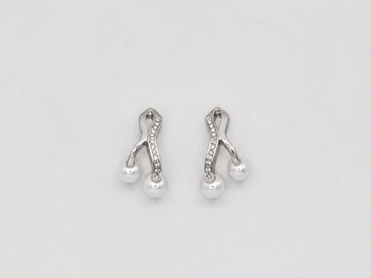 Pearl Cascade Earrings Set | 925 Sterling Silver | Veera Aabha