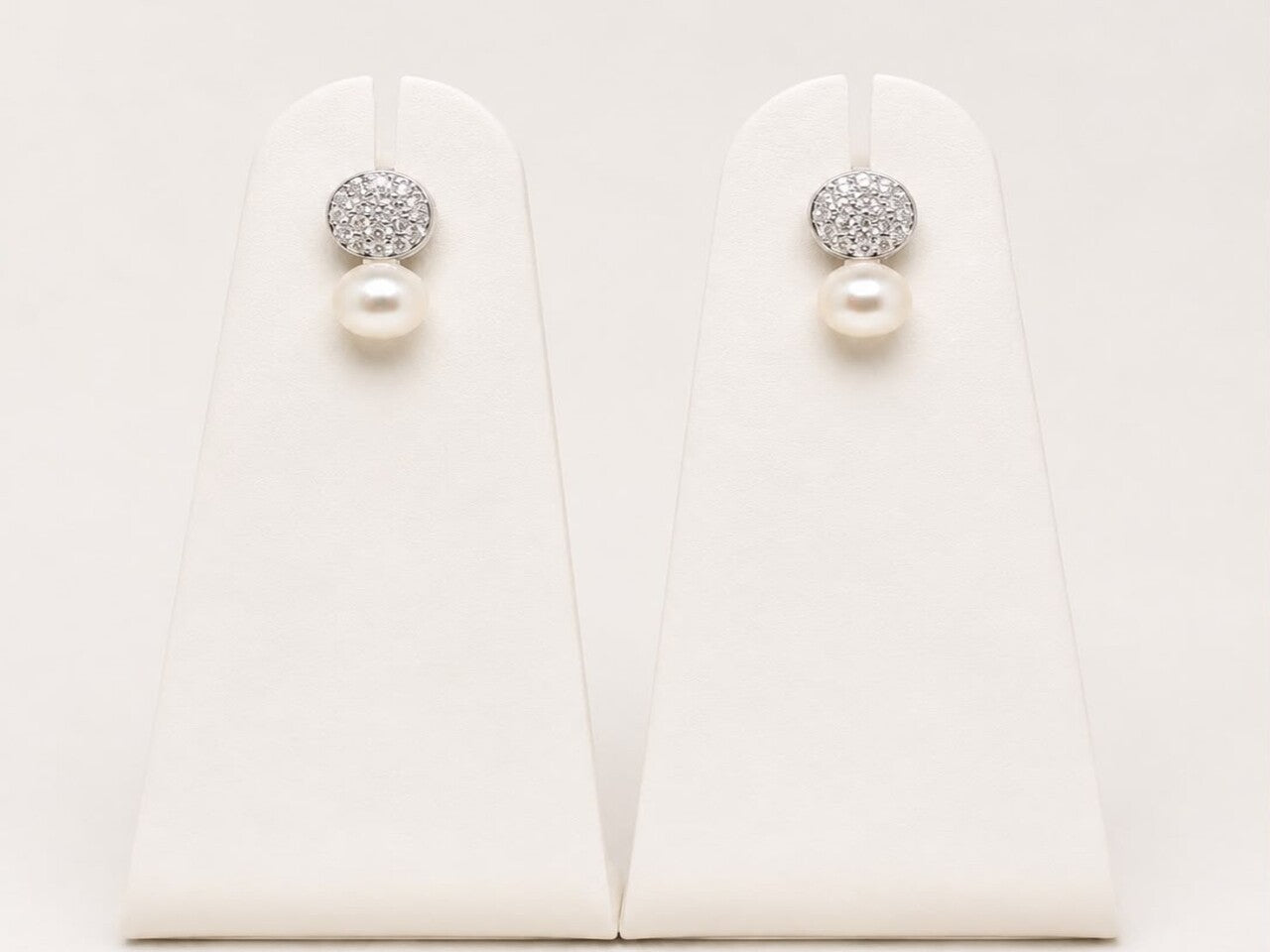 Celeste Pearl Stud Earrings | 925 Sterling Silver | Veera Aabha