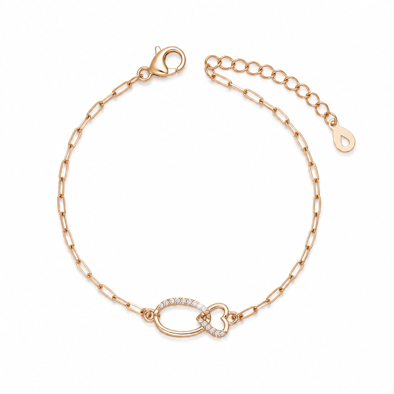 Linked Hearts Bracelet | 925 Sterling Silver | Veera Aabha