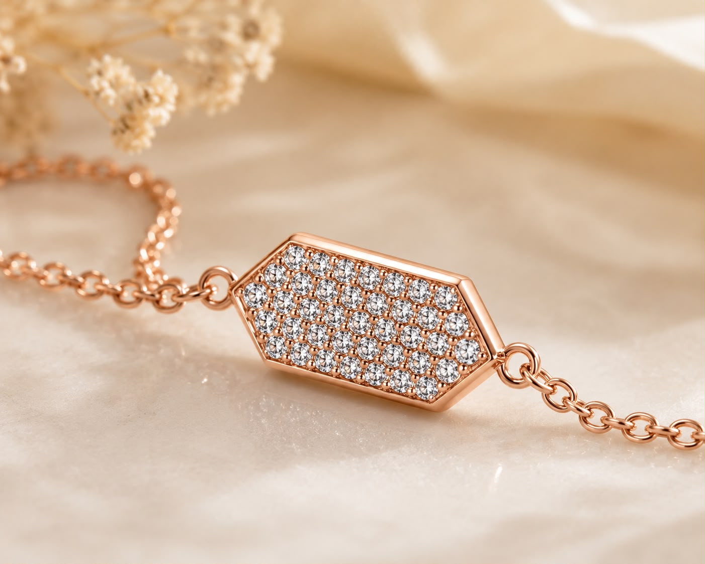 Lustre Hexa Bracelet | 925 Sterling Silver | Veera Aabha