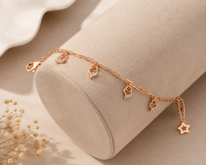 Rose Amour Bracelet | 925 Sterling Silver | Veera Aabha