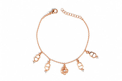 Bloom & Brilliance Charm Bracelet | 925 Sterling Silver | Veera Aabha