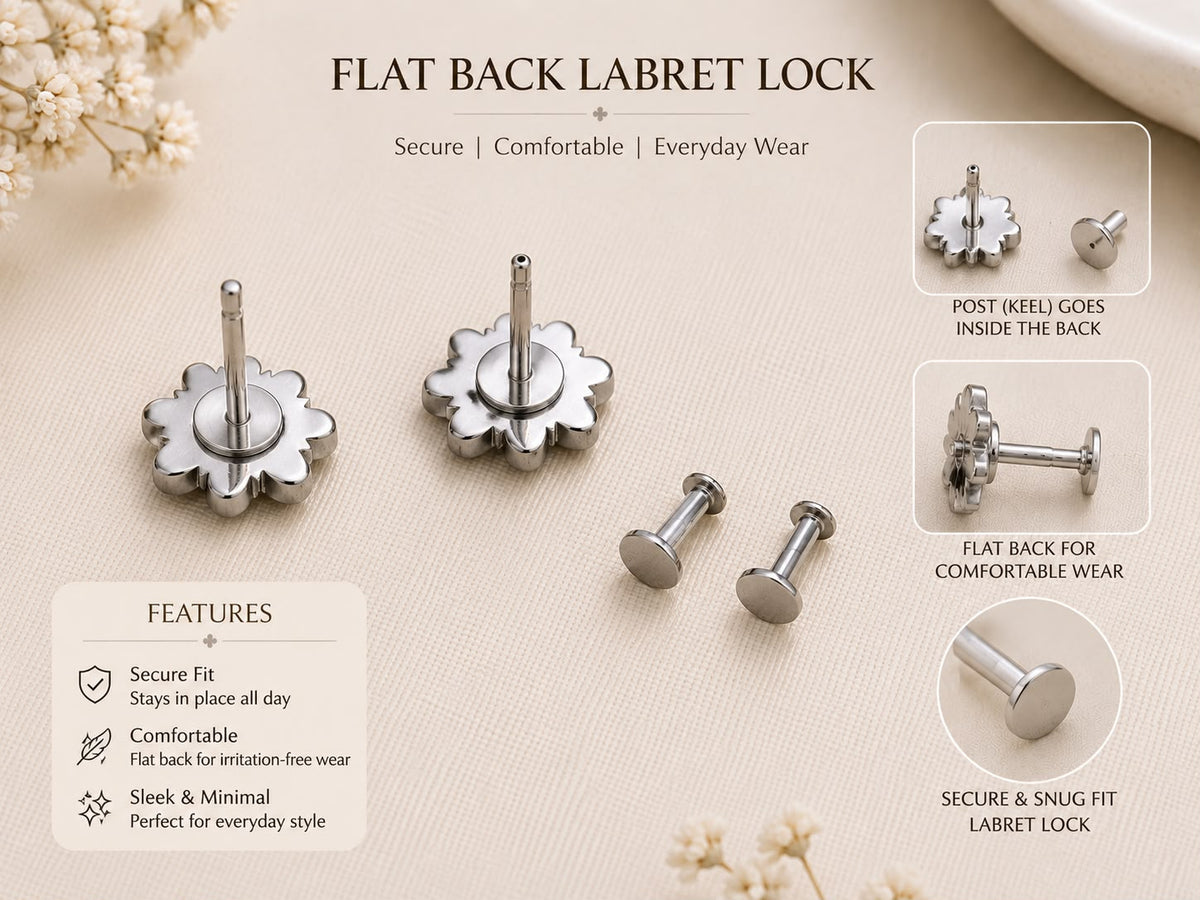 Solar Glow Stud Earrings