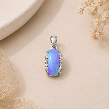 Lavender Mist 925 Sterling Silver Pendant Set by Veera Aabha