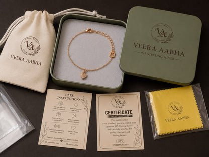 Eternal Heart Bracelet | 925 Sterling Silver | Veera Aabha