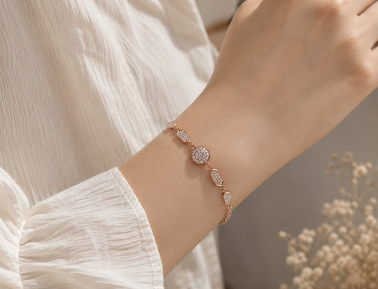Aurora Radiance Bracelet | 925 Sterling Silver | Veera Aabha