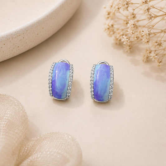 Lavender Mist 925 Sterling Silver Pendant Set by Veera Aabha