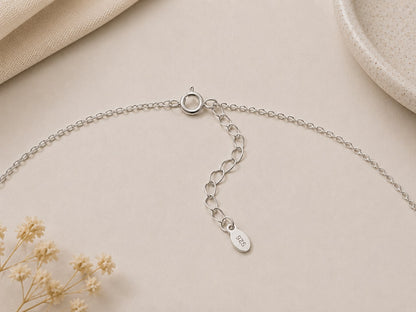 Trinity Luxe Barrel Necklace | 925 Sterling Silver | Veera Aabha