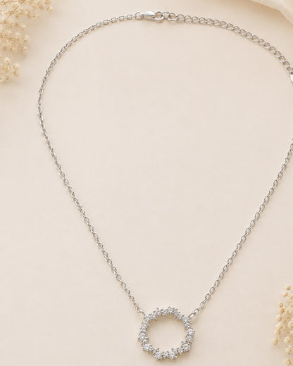 Eternal Halo Chain | 925 Sterling Silver | Veera Aabha