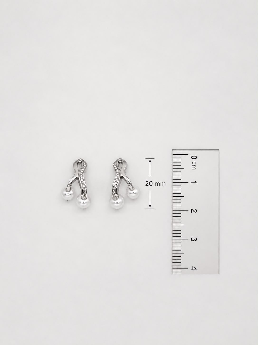 Pearl Cascade Earrings Set | 925 Sterling Silver | Veera Aabha