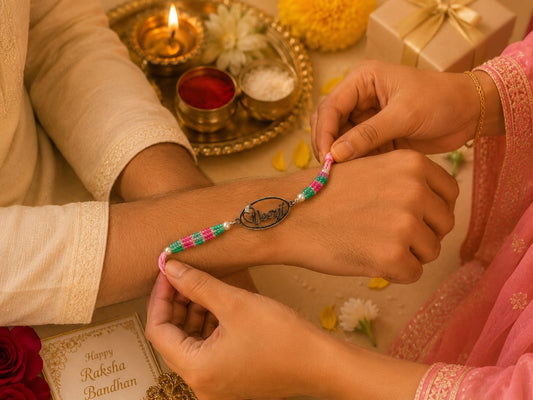 Veerji Silver Rakhi | Veera Aabha