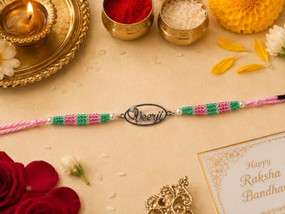 Veerji Silver Rakhi | Veera Aabha