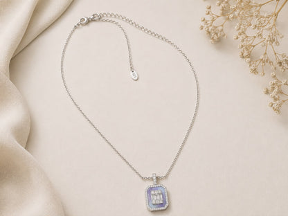 Lavender Royale Pendant Necklace | 925 Sterling Silver | Veera Aabha