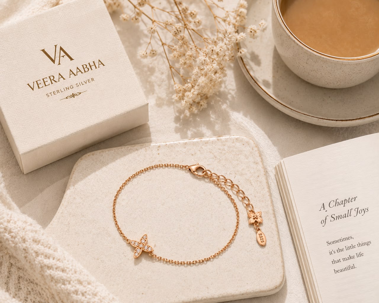 Bloom Grace Bracelet | 925 Sterling Silver | Veera Aabha