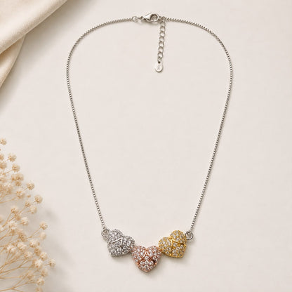 Trinity Hearts Necklace