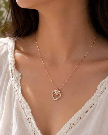 Sweetheart Bloom Chain | 925 Sterling Silver | Veera Aabha