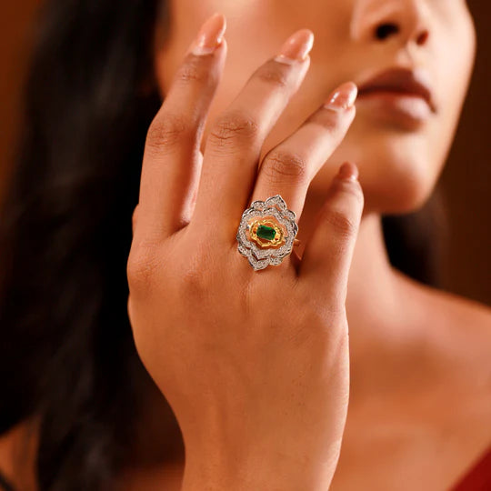 Shahi Dwar Kalyani Filigree Ring