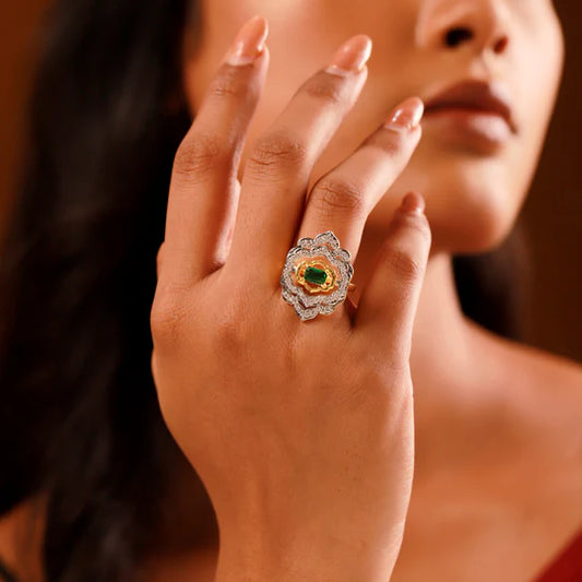 Shahi Dwar Kalyani Filigree Ring