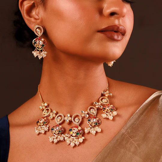 Gota Patti Phoolra Zari Ring