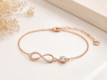 Infinity Spark Bracelet | 925 Sterling Silver | Veera Aabha