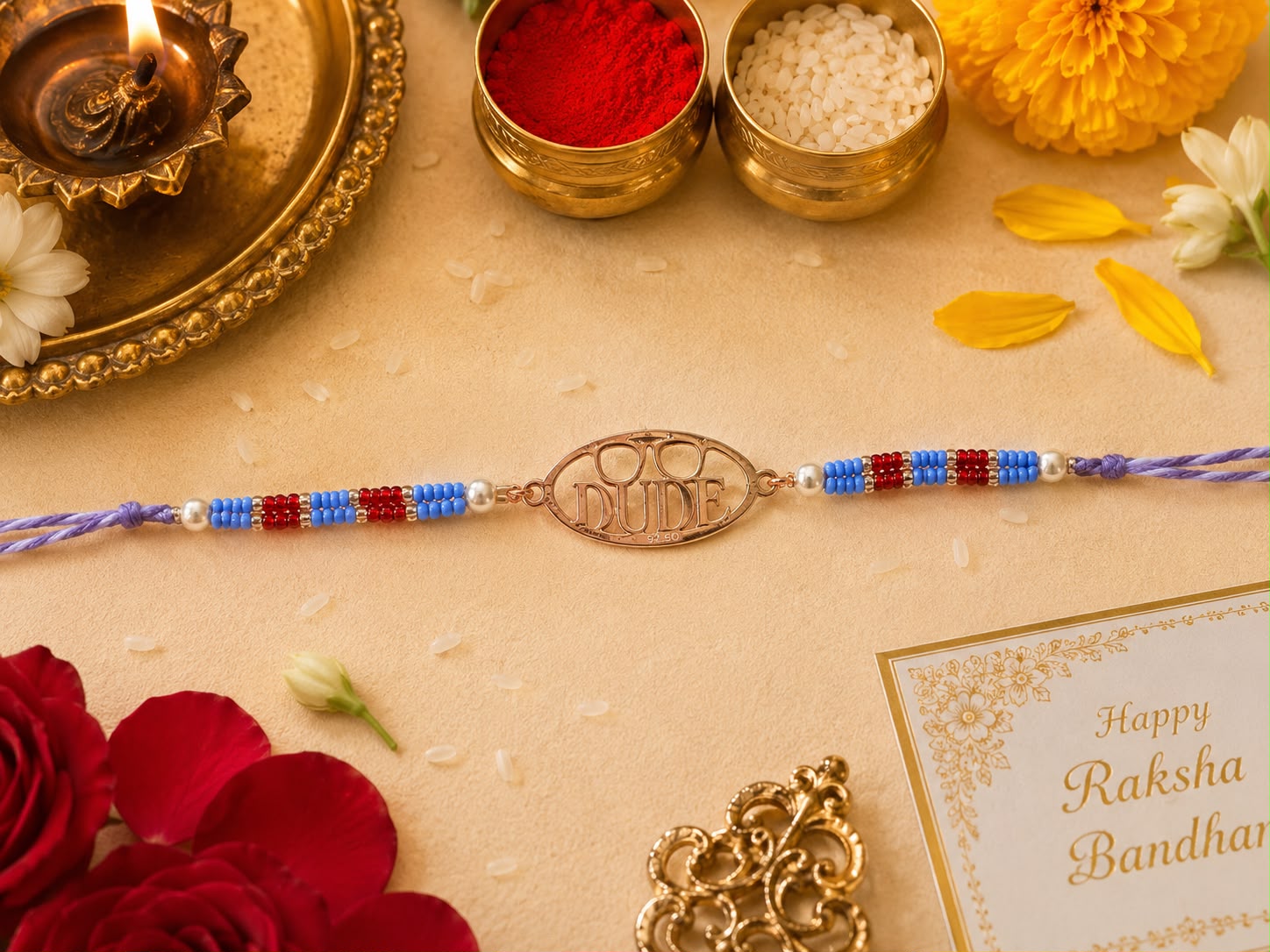 Dude Silver Rakhi | Veera Aabha