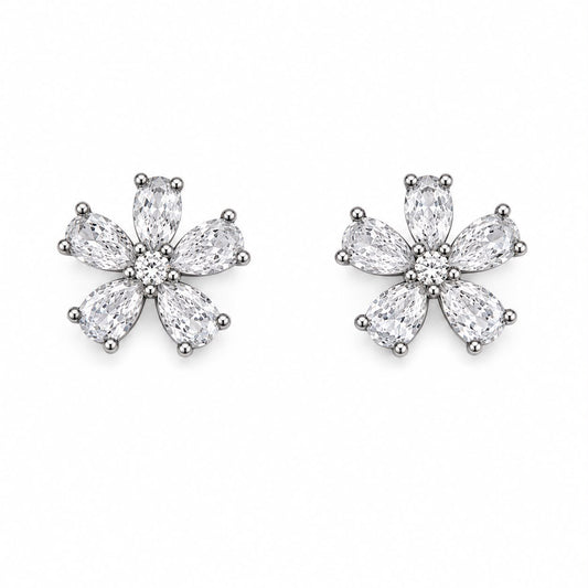 Blossom Brilliance 925 Sterling Silver Pendant Set by Veera Aabha
