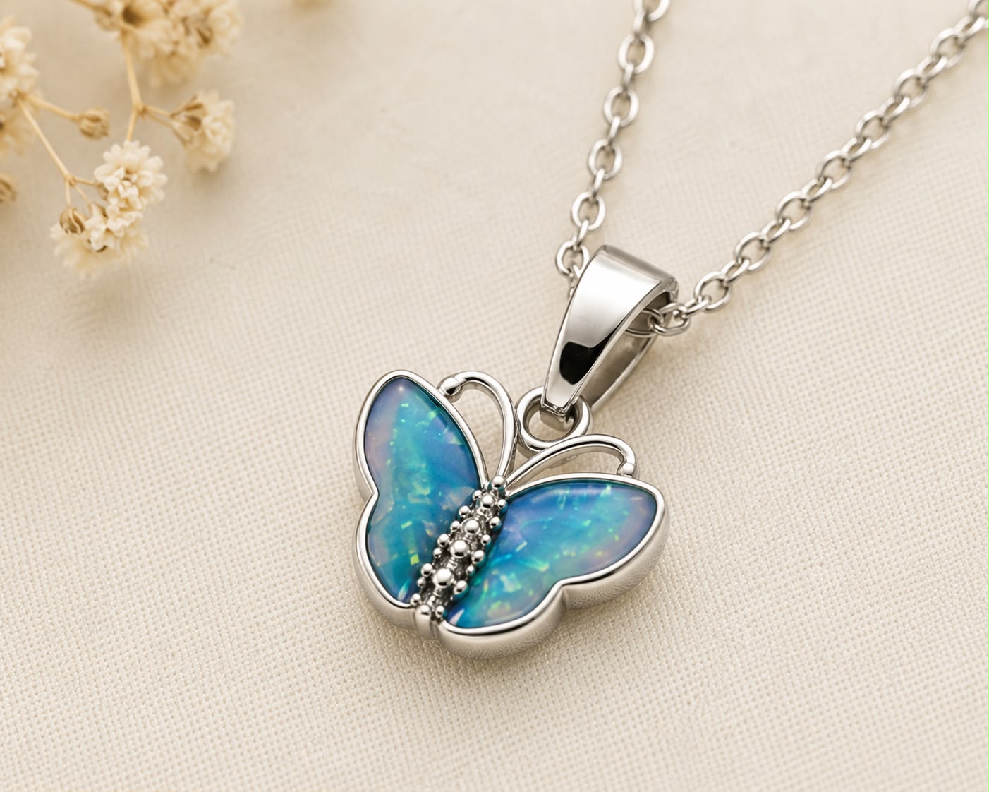 Azure Flutter Chain | 925 Sterling Silver | Veera Aabha