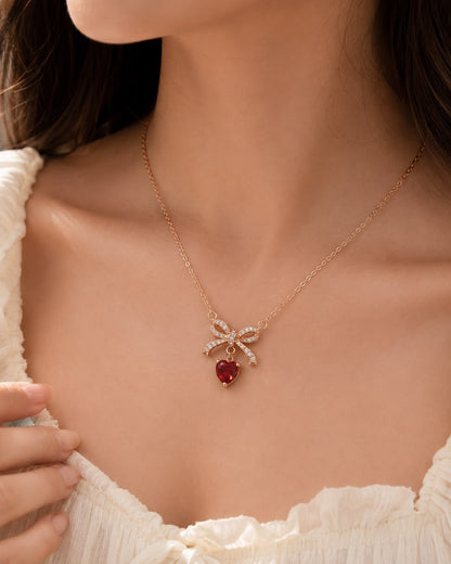 Crimson Bow Chain | 925 Sterling Silver | Veera Aabha
