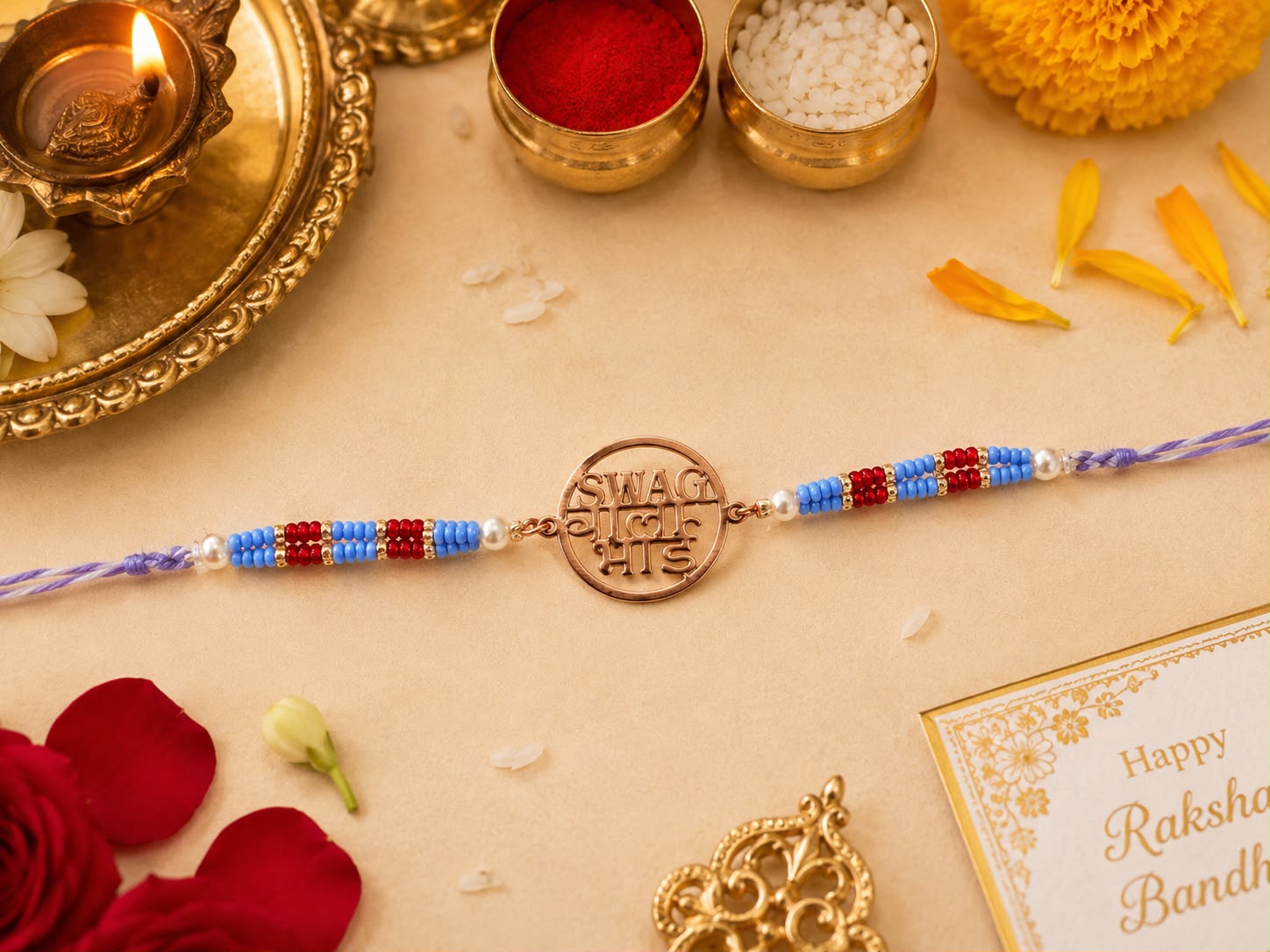 Swag Wala Bhai Silver Rakhi | Veera Aabha