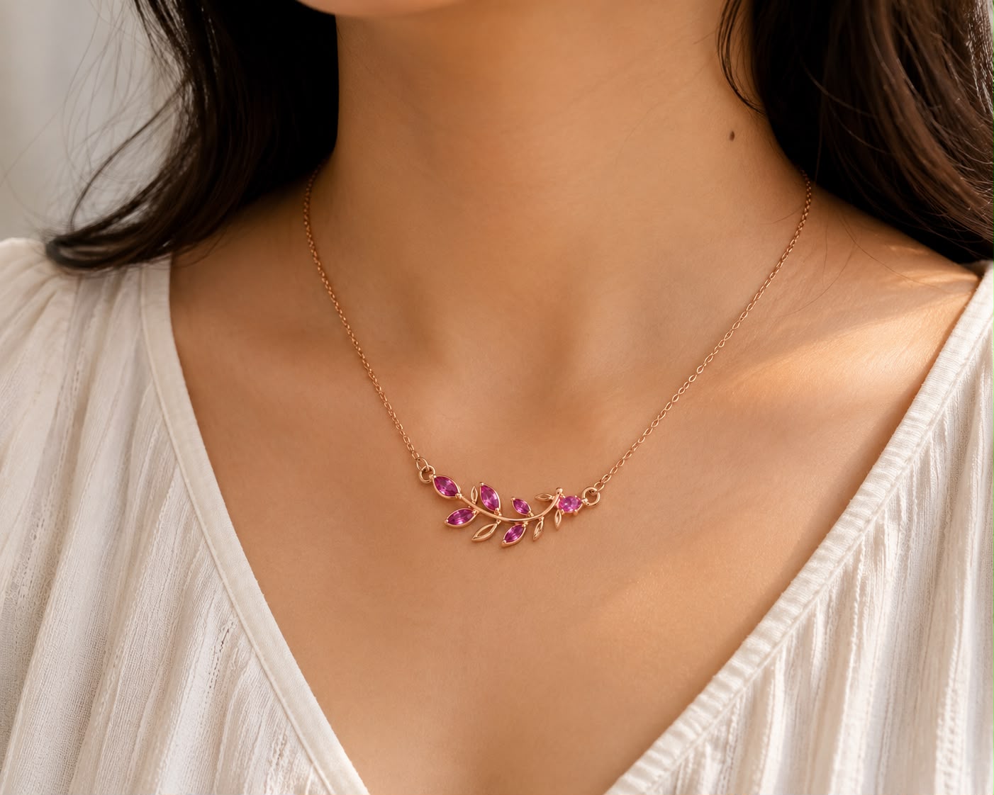 Blossom Vine Chain | 925 Sterling Silver | Veera Aabha