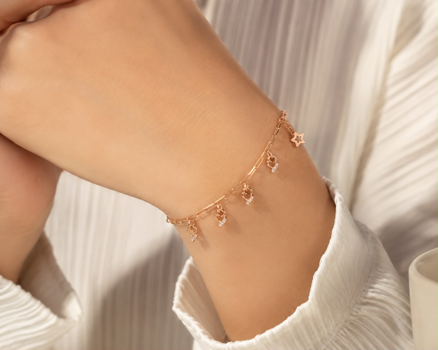 Rose Amour Bracelet | 925 Sterling Silver | Veera Aabha