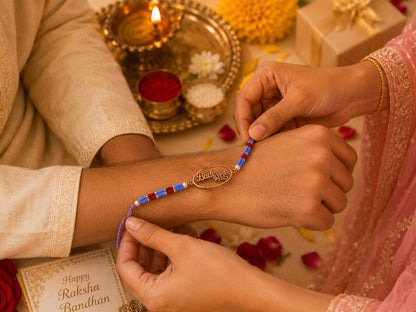 Bade Bhai Silver Rakhi | Veera Aabha
